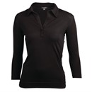 T-Shirt col V femme Uniform Works noir XS
